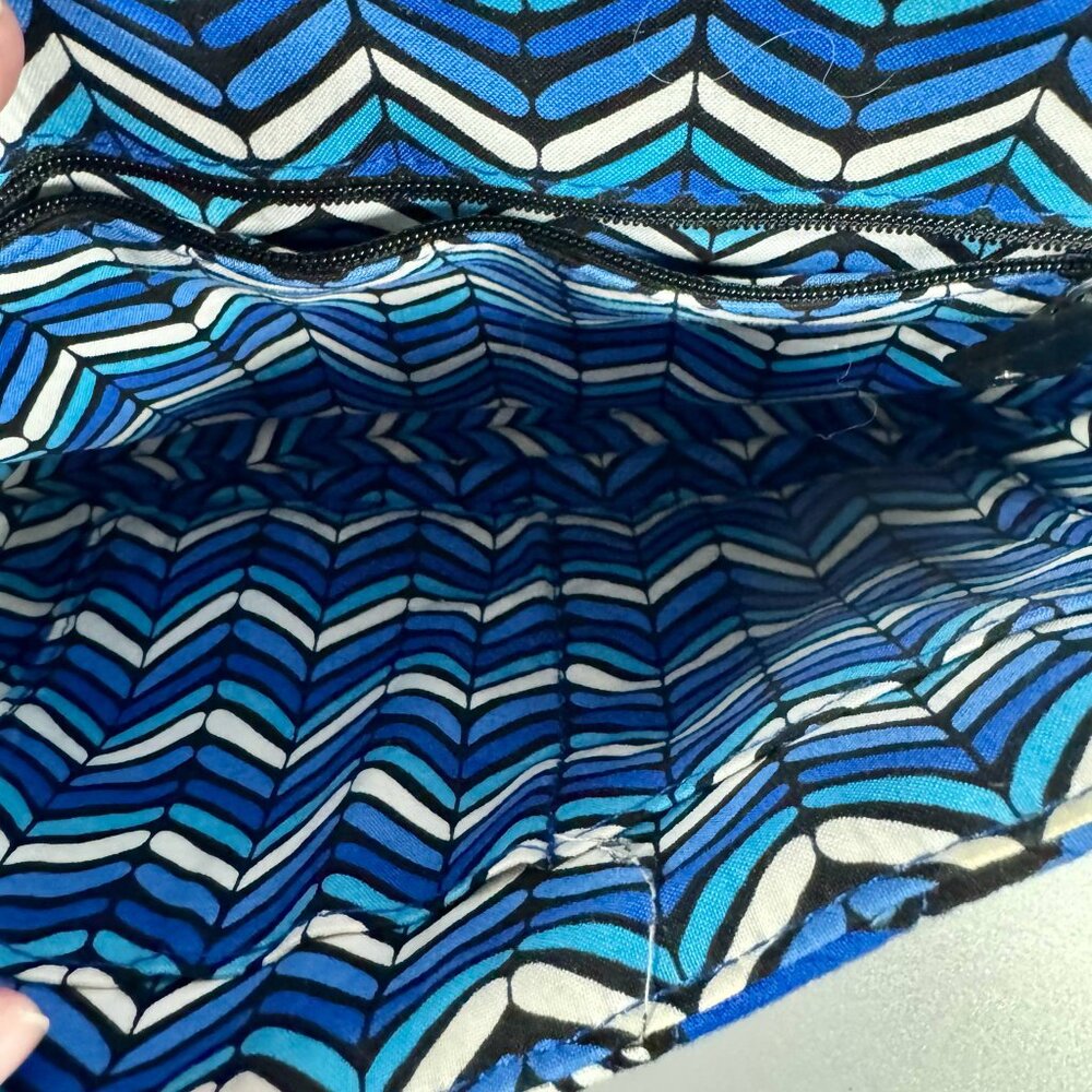 Vera Bradley Crosstown Crossbody Blue Bayou Black - Picture 6 of 14